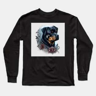 Rottweiler Art Long Sleeve T-Shirt